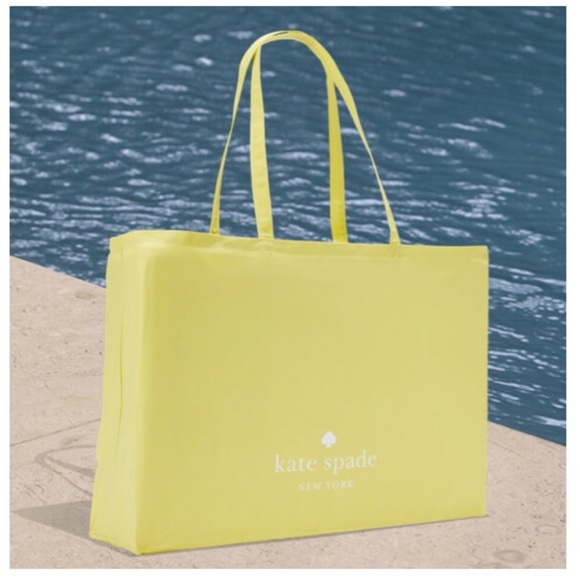 kate spade Handbags - Kate Spade XL yellow canvas tote